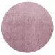 Dywan Kamel Koło - pink pudrowy