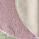 Dywan Kamel Koło - pink pudrowy