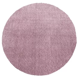Dywan Kamel Koło - pink pudrowy