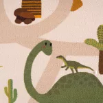 Ay. Coco 1131 bézs kör gyerekszőnyeg 120 x 120 cm