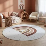 Ay. Coco 1132 krém kör gyerekszőnyeg 120 x 120 cm