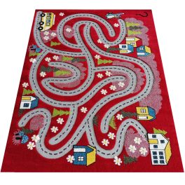 Dy. color kids 02 piros 150 x 200 cm szőnyeg