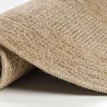 Ay. COMILLA 886 80 x 80 cm bézs modern kör szőnyeg