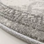 Szőnyeg Modern Dy. VISTA 04 szürke rozetta kör 100 cm