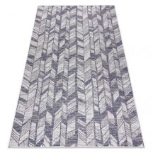   Fonott sizal szőnyeg SION 22180 lapos szövött ecru / kék / rózsaszín 120x170 cm