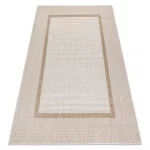 Kab. Fonott sizal szőnyeg SION 21782 lapos szövött ecru / bézs 120x170 cm