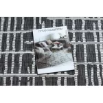 Kab. Fonott sizal szőnyeg SION vonalak 22144 lapos szövött fekete / ecru 140x190 cm