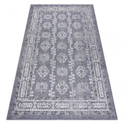 Fonott sizal szőnyeg SION vintage 2832 lapos szövött kék / rózsaszín / ecru 140x190 cm
