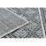 Fonott sizal szőnyeg SION Cikcakk, gyémánt Boho 22168 lapos szövött fekete / ecru 160x220 cm