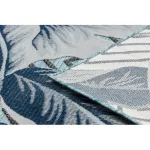 Kab. Szőnyeg BOTANIC 65242 Perie, cik-cak, lapos szőtt - aqua kék 176x270 cm