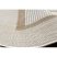 Fonott sizal szőnyeg SION 21782 lapos szövött ecru / bézs 180x270 cm