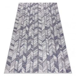 Fonott sizal szőnyeg SION 22180 lapos szövött ecru / kék / rózsaszín 80x150 cm