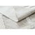 Fonott Sizal szőnyeg boho MOROC gyémánt 22312 rojt - szerkezeti bézs / krém, újrahasznosított szőnyeg 78x150 cm