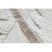 Fonott Sizal szőnyeg MOROC 22321 cikcakk boho rojt - szerkezeti bézs / krém 78x150 cm