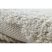 Fonott Sizal szőnyeg MOROC 22331 rombuszok boho rojt - szerkezeti bézs / krém 78x150 cm
