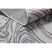 Fonott sizal szőnyeg SION Hullámok 2836 lapos szövött ecru / kék / rózsaszín 80x150 cm