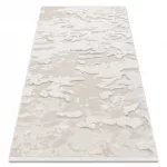 Kab. Fonott Sizal szőnyeg MOROC 22331 rombuszok boho rojt - szerkezeti bézs / krém 117x170 cm