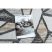 Fonott sizal szőnyeg COOPER Mozaik 22208 ecru / fekete 140x190 cm