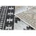 Fonott sizal szőnyeg COOPER Azték, Etno 22235 ecru / fekete 140x190 cm