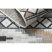 Fonott sizal szőnyeg COOPER Azték, Etno 22235 ecru / fekete 160x220 cm