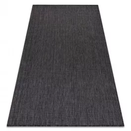   Kab. Fonott sizal szőnyeg SION A5165A Melange lapos szövött fekete 120x170 cm