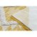 Fonott Sizal szőnyeg boho MOROC gyémánt 22312 rojt - két szintű gyapjú sárga / krém, újrahasznosított szőnyeg 78x150 cm