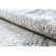 Modern REBEC szőnyeg rojt 51172A - két szintű gyapjú krém / sötétkék 280x370 cm