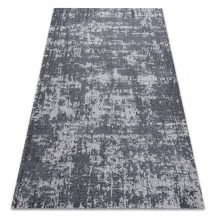   Fonott Sizal CASA Eco szőnyeg boho  vintage 2809 szürke / antracit, újrahasznosított szőnyeg 114x170 cm