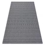 Kab. Fonott Sizal CASA Eco szőnyeg boho  Szemek 22075 fekete / szürke, újrahasznosított szőnyeg 133x190 cm