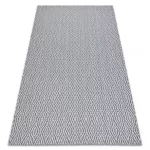 Kab. Fonott Sizal CASA Eco szőnyeg boho  gyémánt 22084 antracit / sárga, újrahasznosított szőnyeg 133x190 cm