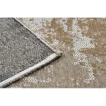 Kab. Fonott Sizal CASA Eco szőnyeg boho  vintage 2809 krém / sárga, újrahasznosított szőnyeg 133x190 cm