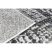 Fonott sizal szőnyeg SION Kígyó bőre 22162 lapos szövött ecru / fekete 80x150 cm