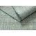 Fonott sizal szőnyeg SION Gyémánt 22184 lapos szövött zöld / kék / ecru 140x190 cm