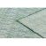 Fonott sizal szőnyeg SION Gyémánt 22184 lapos szövött zöld / kék / ecru 80x150 cm