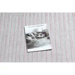 Kab. Fonott sizal szőnyeg SION labirintus 22376 lapos szövött rózsaszín / ecru 120x170 cm