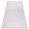 Fonott sizal szőnyeg SION labirintus 22376 lapos szövött rózsaszín / ecru 140x190 cm