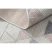 Fonott sizal szőnyeg SION futószőnyeg Geometriai, háromszögek 3006 lapos szövött ecru / rózsaszín 70x300 cm
