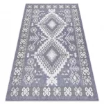 Kab. Fonott sizal szőnyeg SION azték 3007 lapos szövött kék / rózsaszín / ecru 160x220 cm