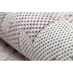 Kab. Fonott sizal szőnyeg SION azték 3007 lapos szövött rózsaszín / ecru 160x220 cm