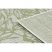 Fonott sizal szőnyeg SION Levelek, tropikus 22128 lapos szövött ecru / zöld 80x150 cm