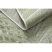 Fonott sizal szőnyeg SION pálmalevelek, tropikus 2837 lapos szövött ecru / zöld 60x250 cm