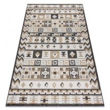   Fonott sizal szőnyeg COOPER Azték, Etno, Cikcakk 22218 ecru / fekete 160x220 cm