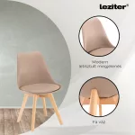 Silla étkezőszék 8 db bézs színben