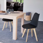 Silla étkezőszék 6 db fekete színben