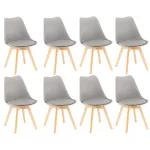 Silla étkezőszék 8 db szürke színben