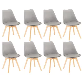 Silla étkezőszék 8 db szürke színben