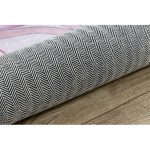 Kab. BAMBINO 48060 mosható szőnyeg Hercegnő, csillagok gyerekeknek csúszásgátló - rózsaszín 120x170 cm