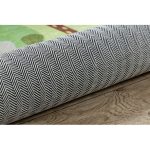 Kab. BAMBINO 50200 mosható szőnyeg Falu gyerekeknek csúszásgátló - zöld / barna  120x170 cm