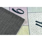 Kab. BAMBINO 54060 mosható szőnyeg Egyszarvú, komló gyerekeknek csúszásgátló - rózsaszín / sárga 120x170 cm