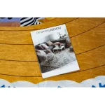 Kab. BAMBINO 2685 mosható szőnyeg Állatok, Hajó gyerekeknek csúszásgátló - kék / barna  160x220 cm